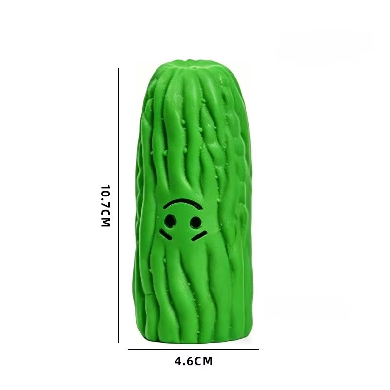 Pet Latex Toy Simulation Mushroom - Dog Chew Toy, Bite-Resistant, Squeaky, for Puppies Small Dogs, Teething Cleaning,
