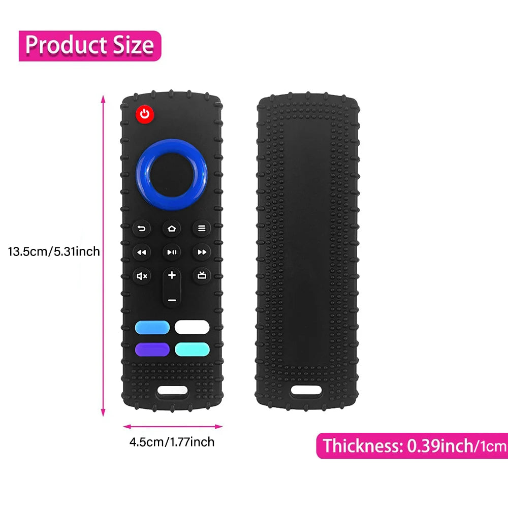 Silicone Puppy Teething Toys,Dog Chew Toys TV Remote Teethers for Small Dogs and Puppies,Interactive Toys for Dog Cleaning Teeth