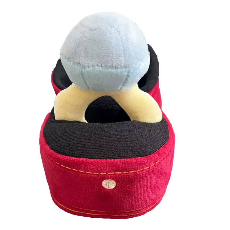 Diamond Ring and Box Case Plush Toy Creative Stuffed Pet Chew Toy for Dog Engagement Wedding Oversized Ring Funny Gifts Red Pink