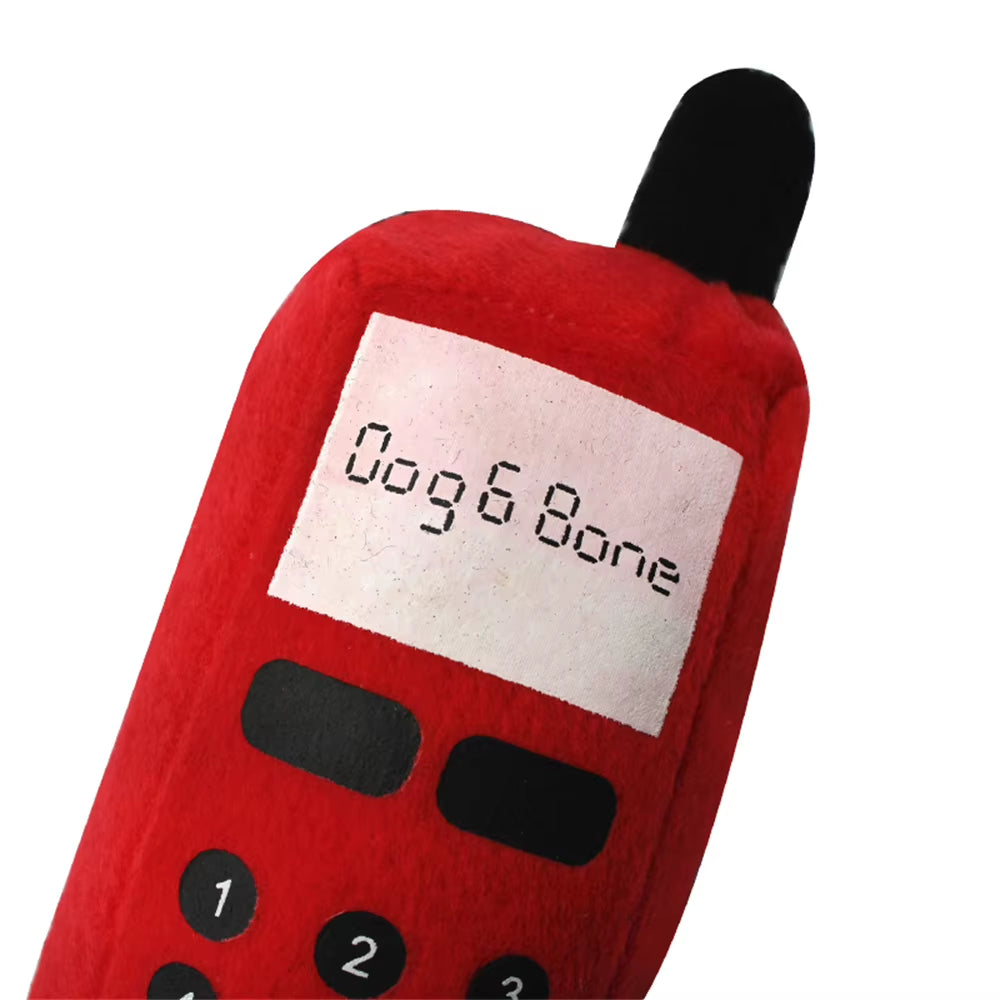 Pet Phone Sound Plush Puppy Squeak Dog Toy Soft Fabric Throw Gnaw Teeth Molar Cleaning Dog Accessories