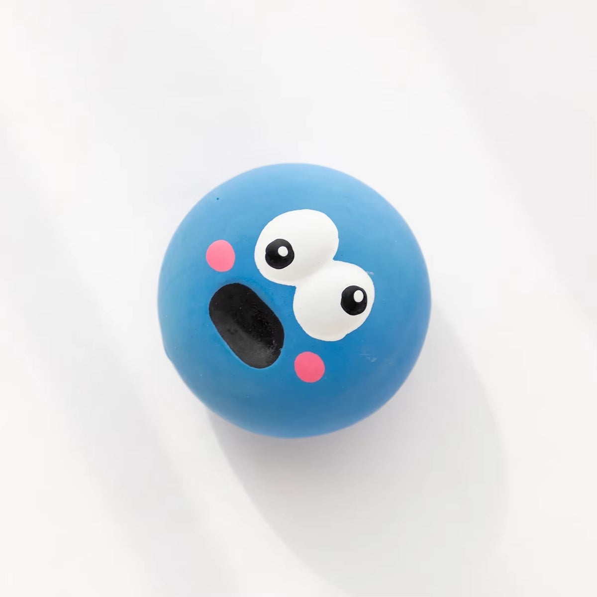 1Pc/3Pcs/Set Dog Sounding Toy with Cute Big Eyeball Design,Pet Durable Latex Chew Interactive Training with Squeaky Dog Toy Ball