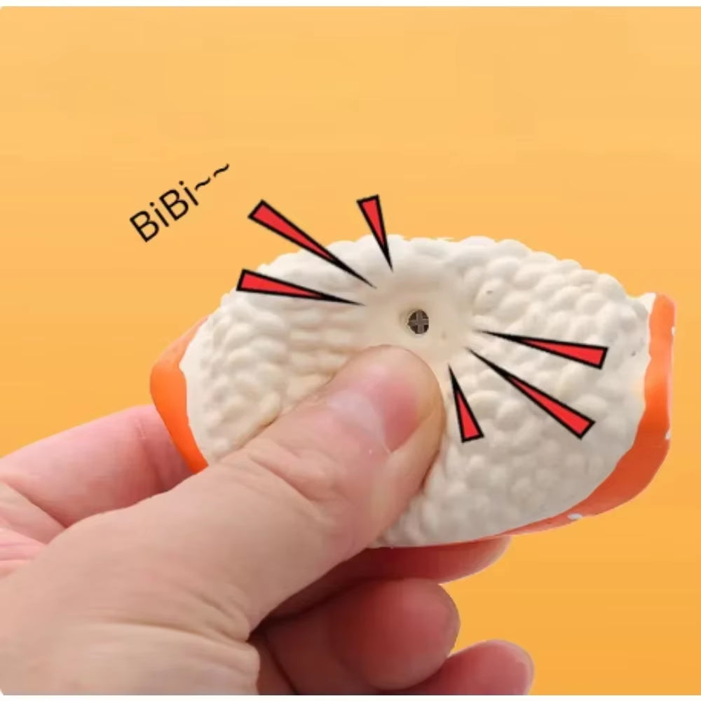 2025 Sushi Shaped Dog Toy, Soft Latex Squeaky Toy Perfect for Small to Medium Dogs, Innovative Food Themed Canine Play Toys New