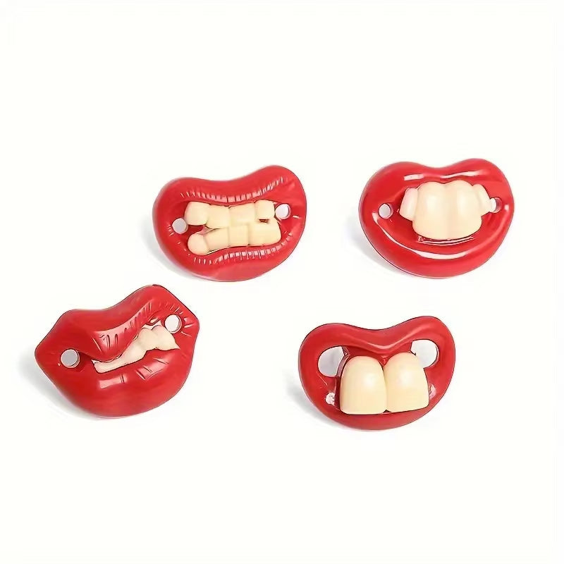 Interactive Red Lip Dog Toy for Fun & Dental Hygiene - Durable Chew Playtime Accessory