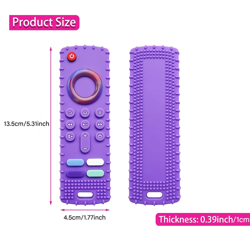 Silicone Puppy Teething Toys,Dog Chew Toys TV Remote Teethers for Small Dogs and Puppies,Interactive Toys for Dog Cleaning Teeth