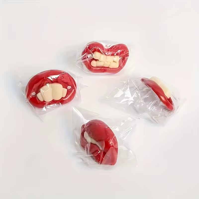 Interactive Red Lip Dog Toy for Fun & Dental Hygiene - Durable Chew Playtime Accessory
