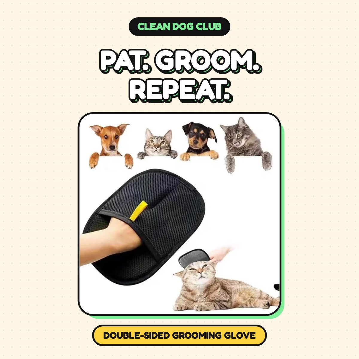 The Pat & Groom Glove