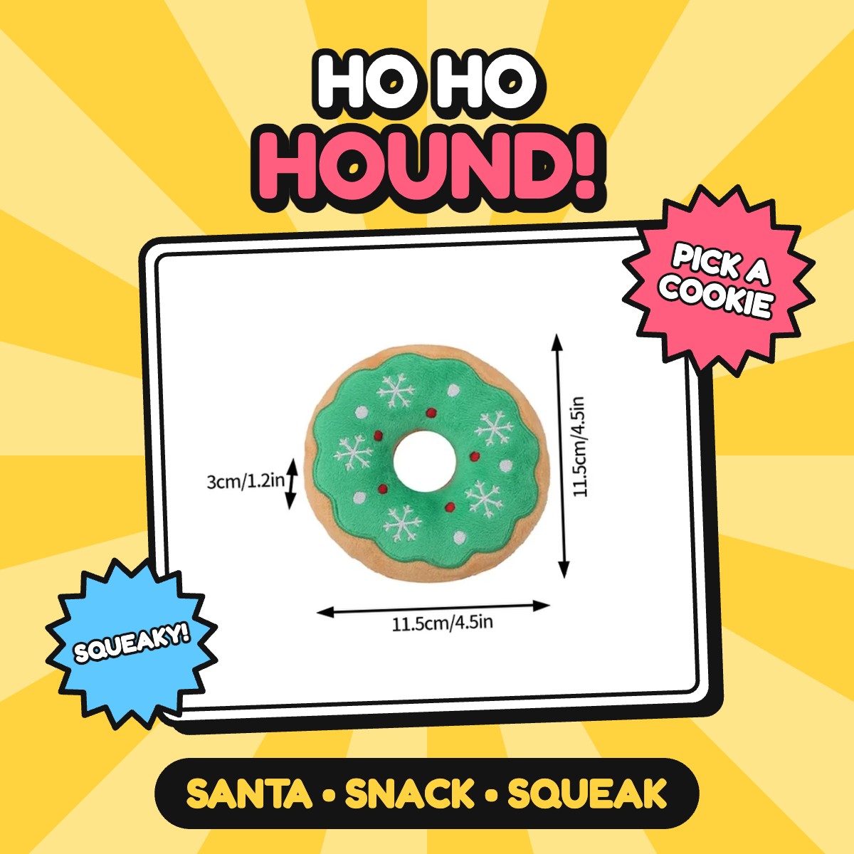 The Festive Cookie Squeakers