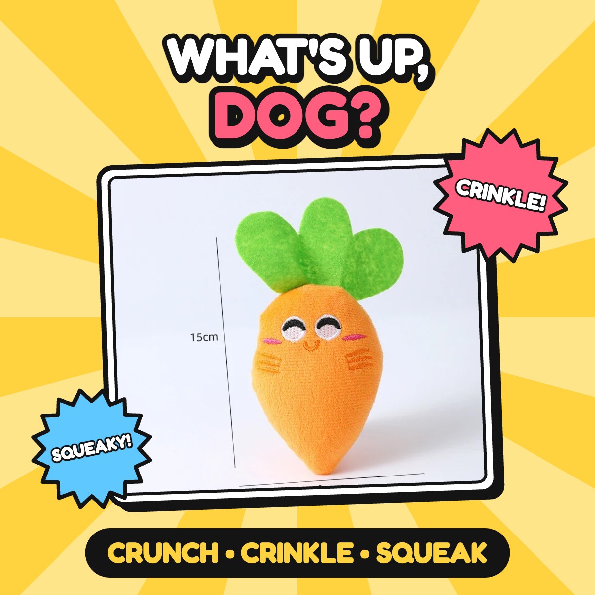 The Crunchy Carrot Squeaker