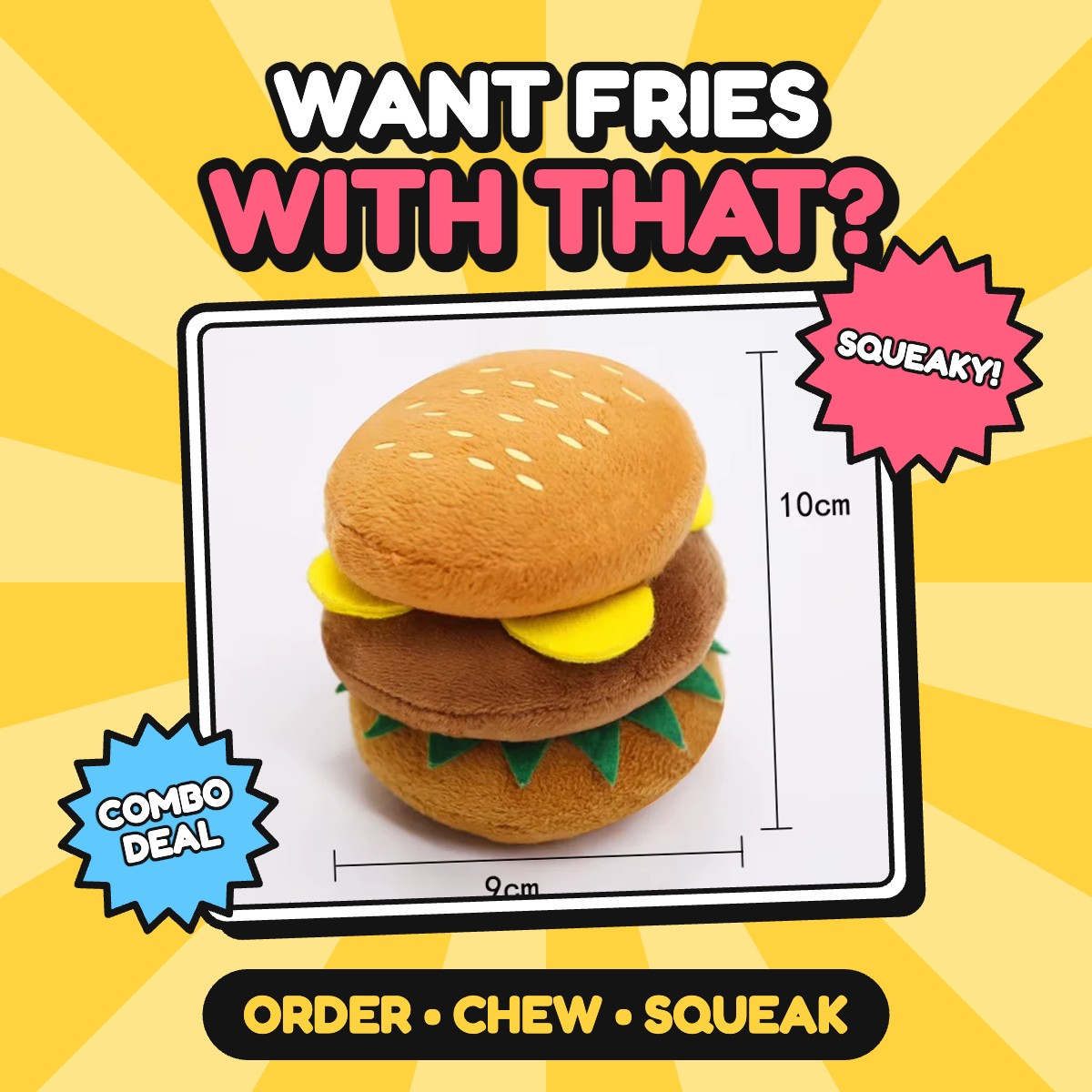 The Fries & Burger Squeaker