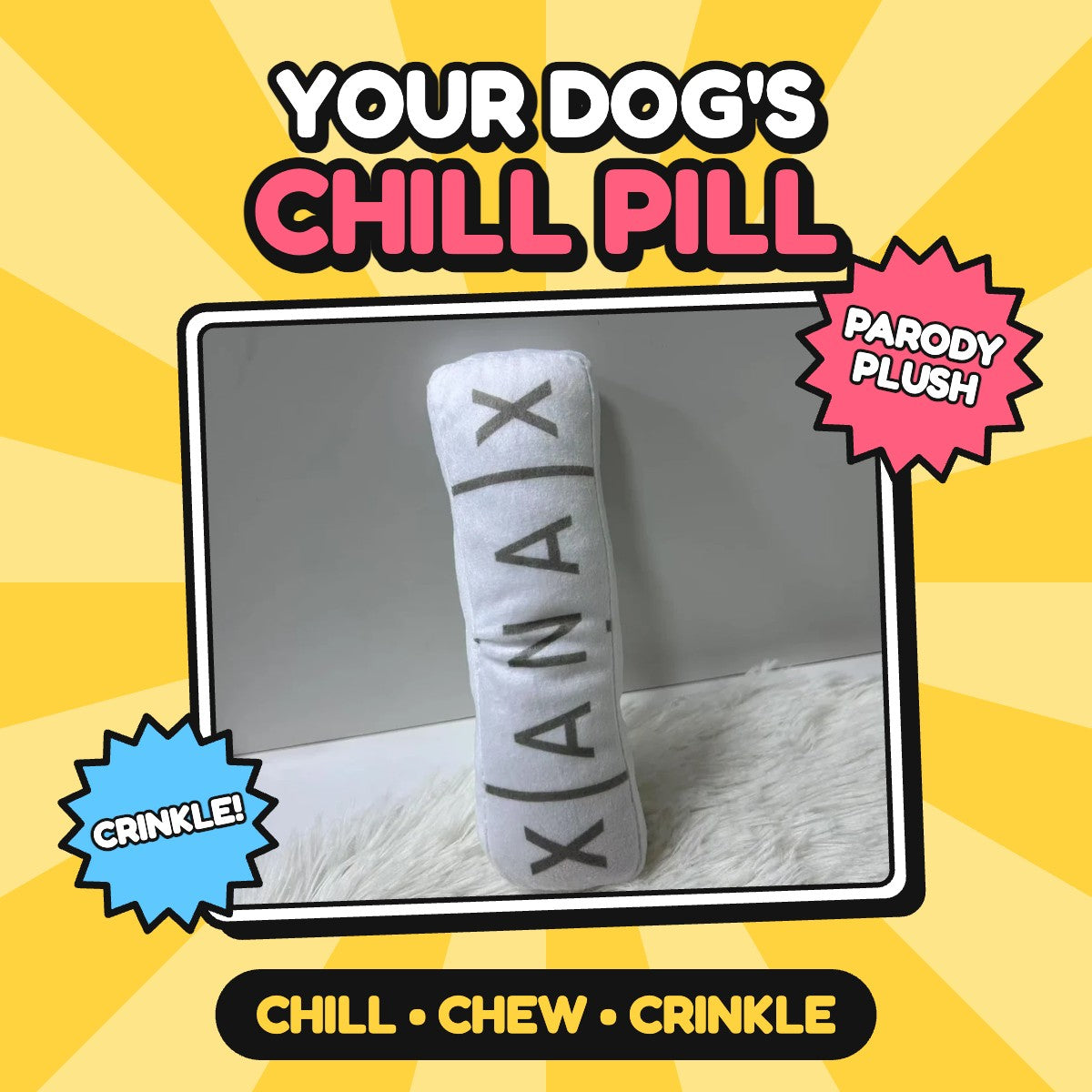 The Chill Pup Parody Plush